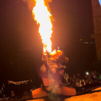 Animation spectacle de feu mariage Fribourg