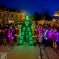 Échassier lumineux Lausanne