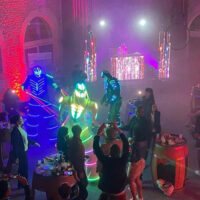 Show robot LED Genève