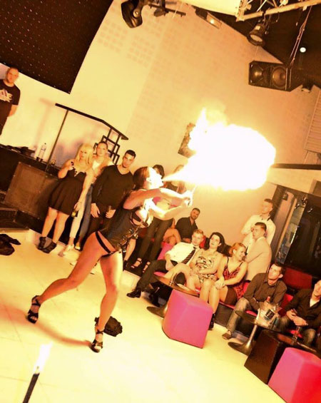 Jongleur de feu Bâle